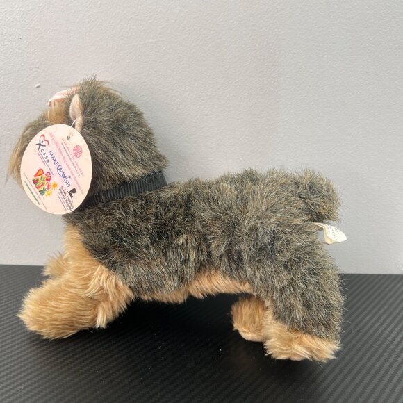 Helzberg Diamonds 2008 Toodles Yorkie Stuffed Animal Plush Dog Pink Ribbon - Picture 5 of 13